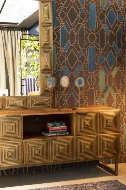 Sideboard TV-Board Volan Gold Art Deco 140