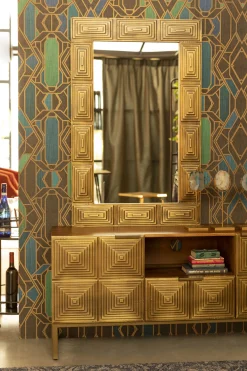 Sideboard TV-Board Volan Gold Art Deco 140