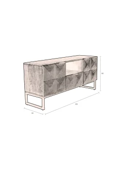 Sideboard TV-Board Volan Gold Art Deco 140