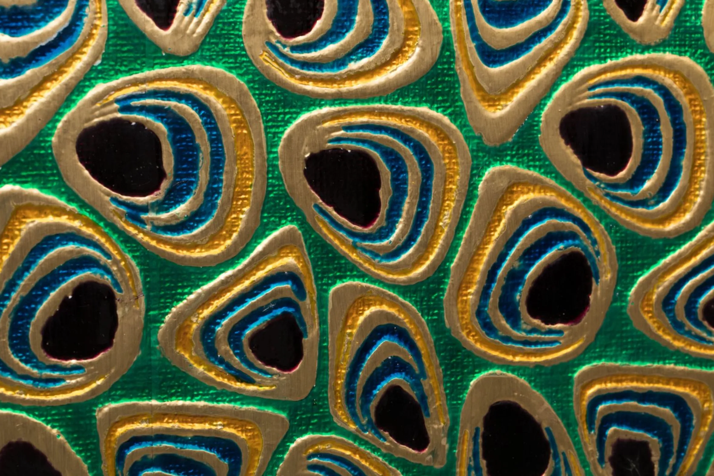 Sideboard Vintage Meena Mangoholz Metall Peacock