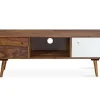 Sideboard Vintage Oslo TV Board Sheesham Massivholz 140