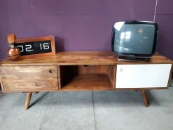 Sideboard Vintage Oslo TV Board Sheesham Massivholz 140