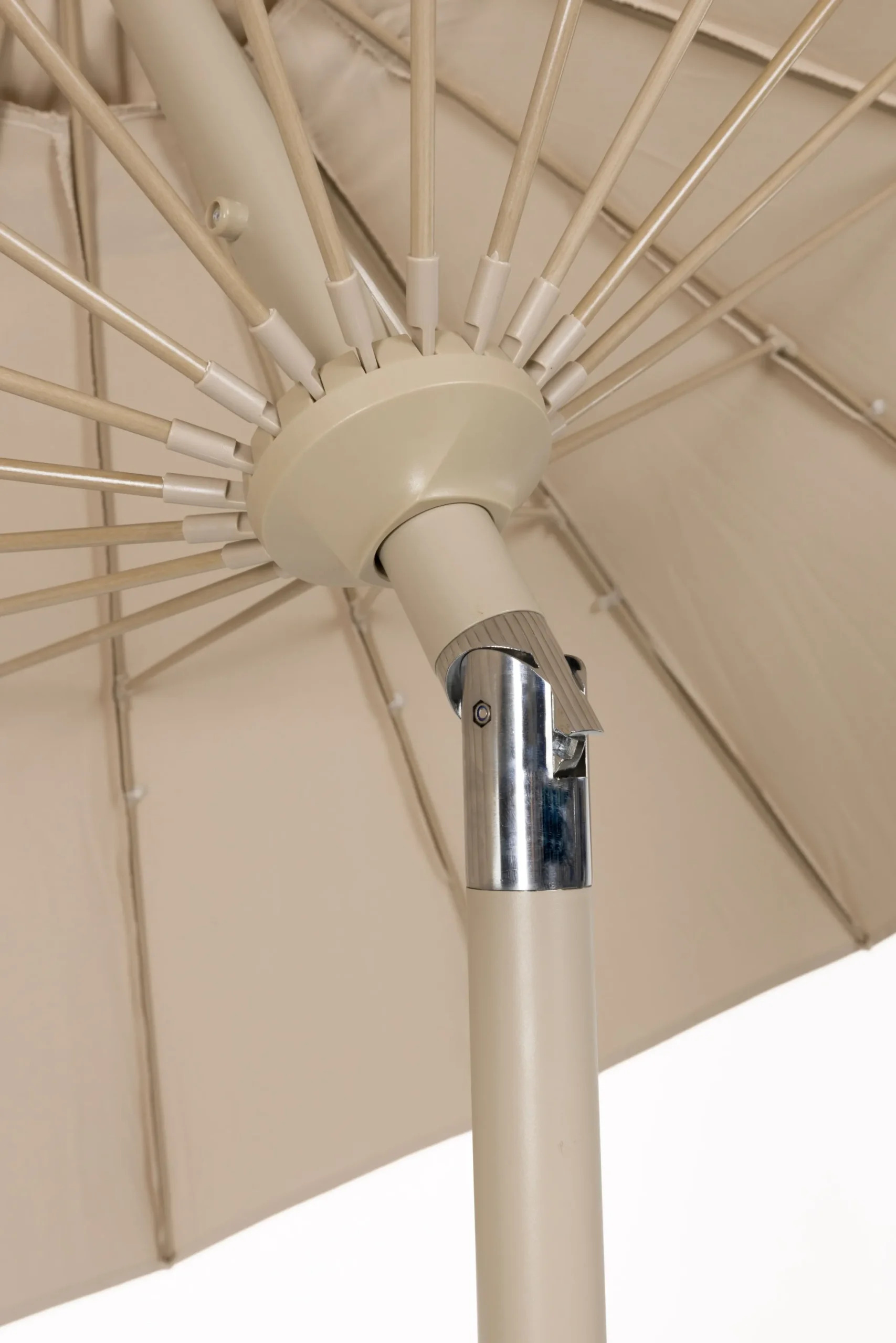 Sonnenschirm Sunbrella Sunshine mit Standfuß Brown Rice