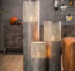 Stehlampe Industrial Zylinder Betonoptik 60 cm