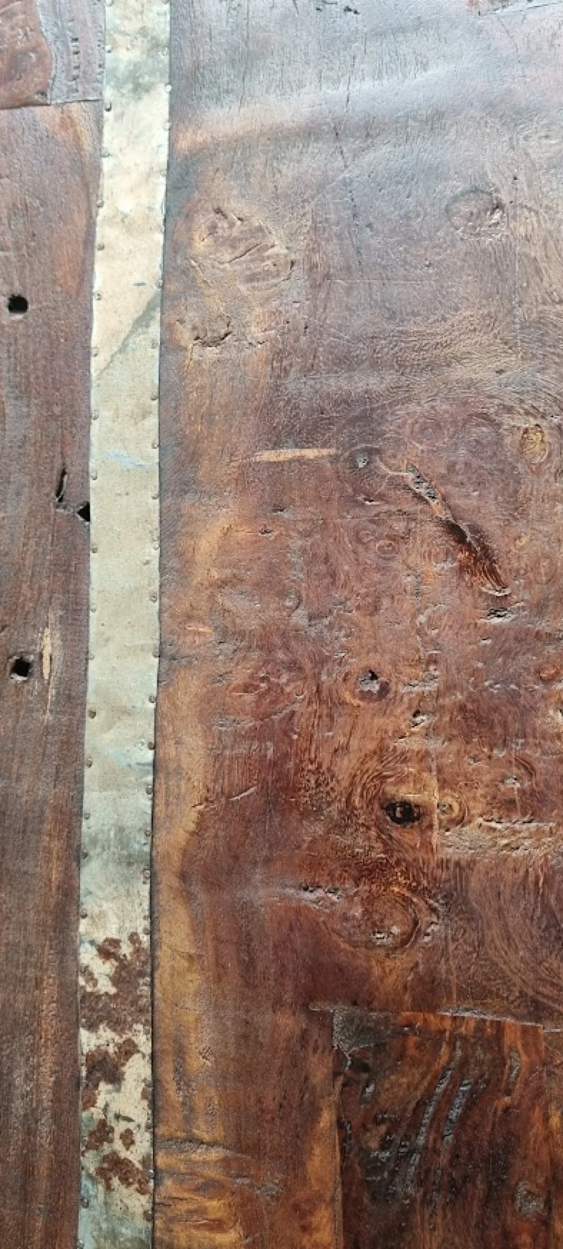 Stehtisch Bartisch Factory Vintage Recyceltes Holz 170/60/8