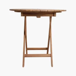 Teakholz Outdoortisch Klapptisch Sunset Ø 80