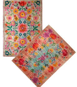 Vintage Boho Teppich Fiore 160 x 230 cm