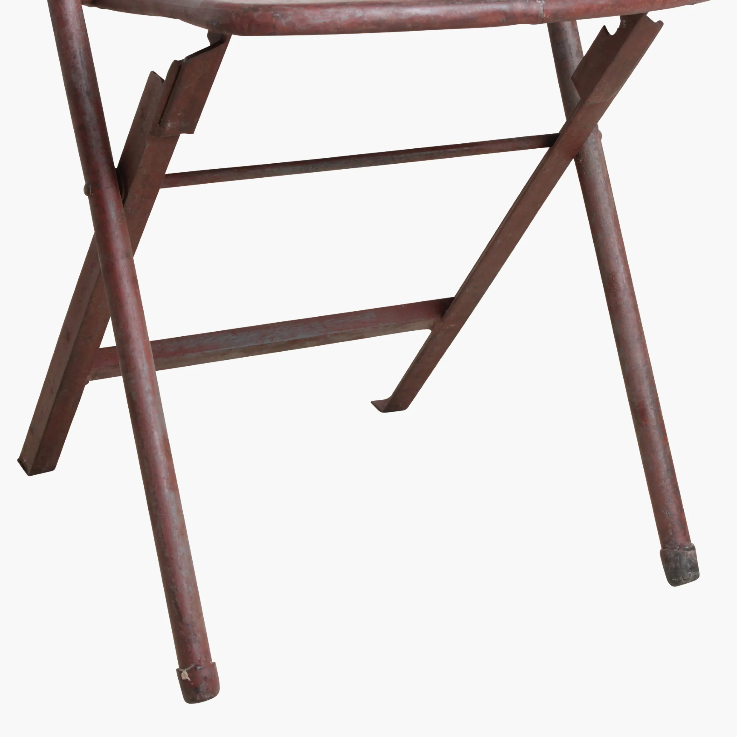 Vintage Klappstuhl Easy Balkonstuhl Esszimmerstuhl Antik-Rot Outdoor