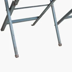 Vintage Klappstuhl Easy Balkonstuhl Esszimmerstuhl Hellblau Outdoor