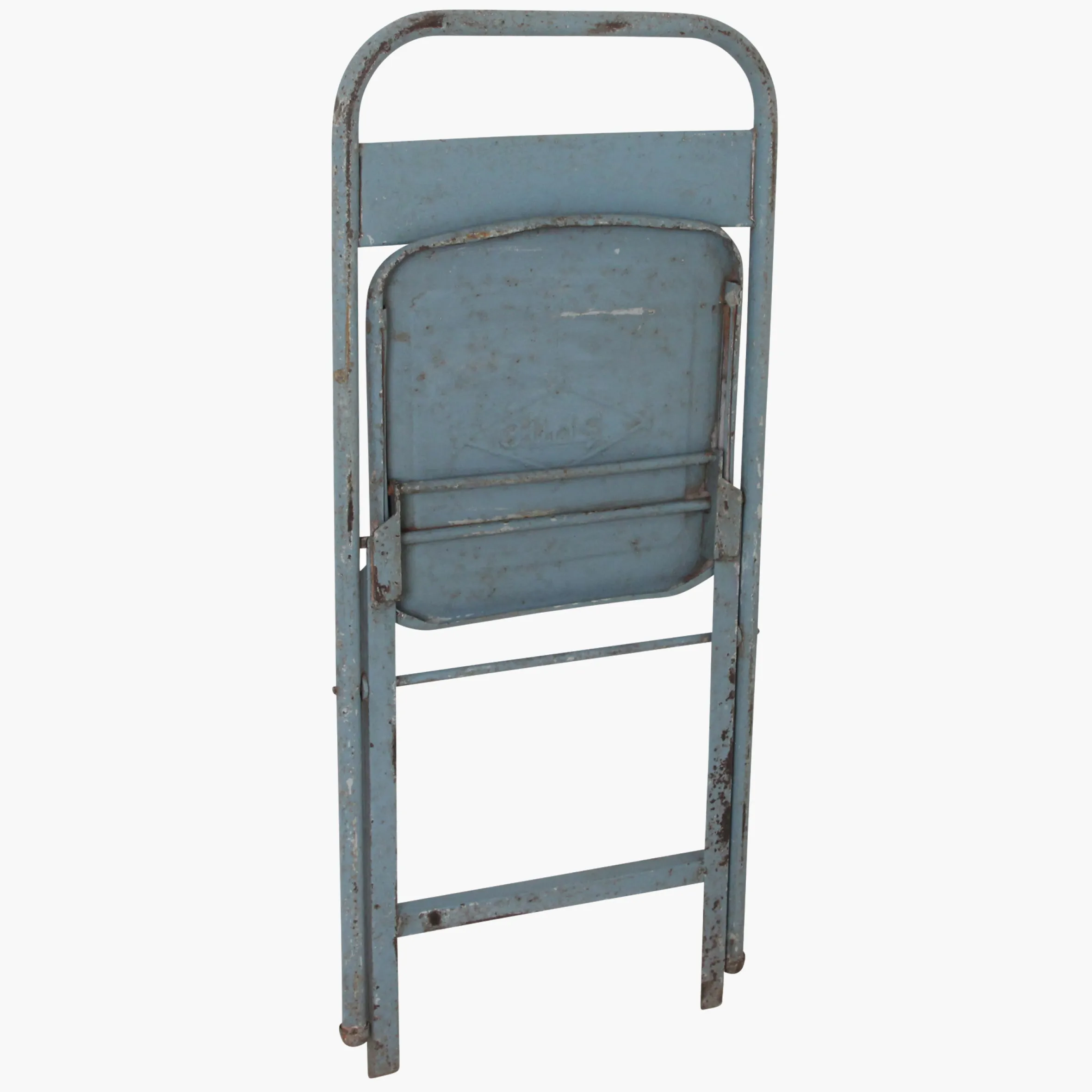 Vintage Klappstuhl Easy Balkonstuhl Esszimmerstuhl Hellblau Outdoor