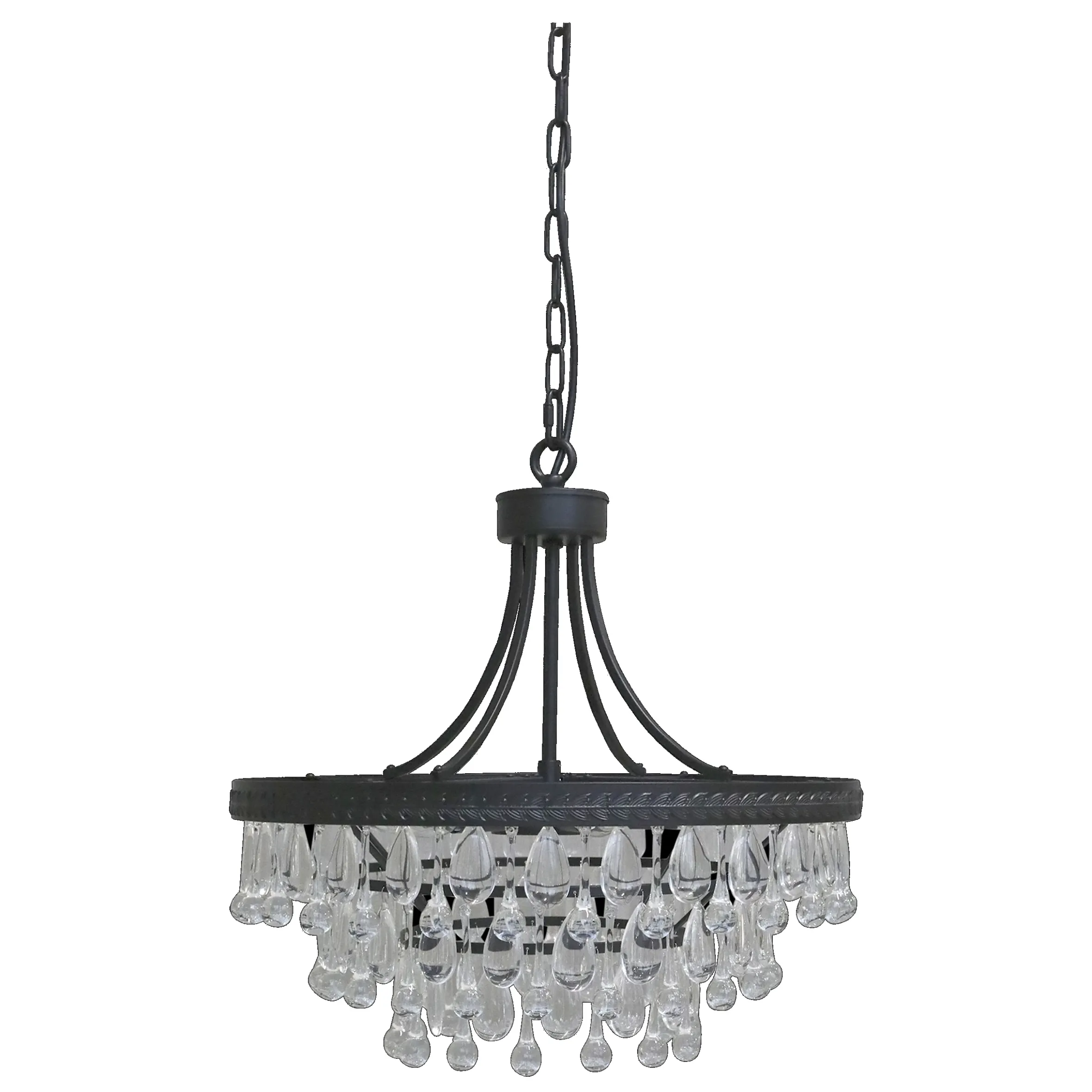 Vintage Kronleuchter Hängelampe Versailles Glasprismen Ø 50 cm