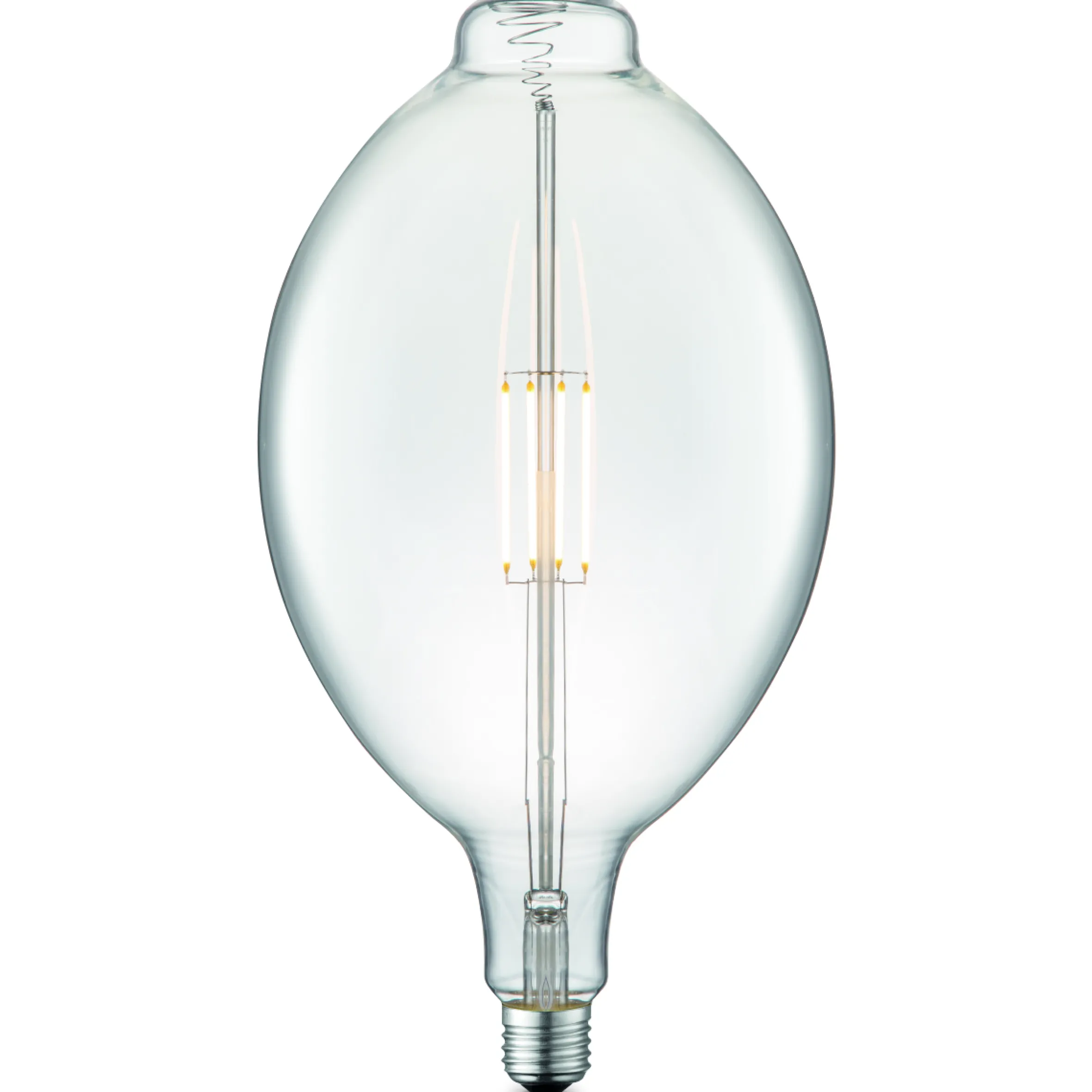 Vintage LED Glühbirne XXL Oval 33 x 18 cm dimmbar Klarglas