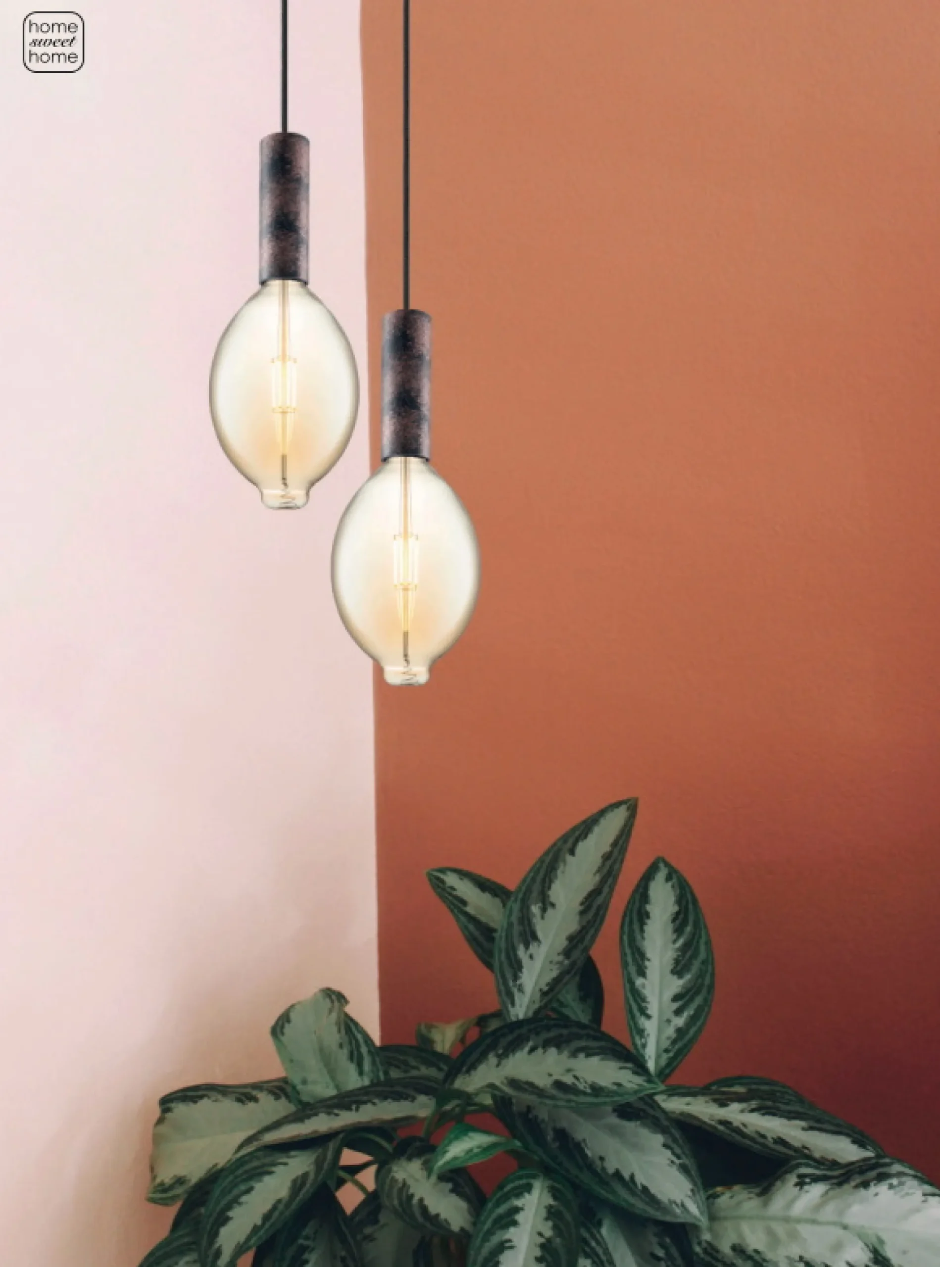 Vintage LED Glühbirne XXL Oval 33 x 18 cm dimmbar Klarglas