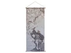 Vintage Leinwandbild Kirschblüten Japanischer Blumendruck 150/65