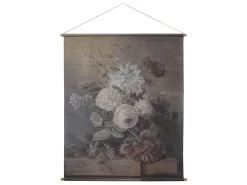 Vintage Leinwandbild Pfingstrose Französischer Blumendruck 150/120