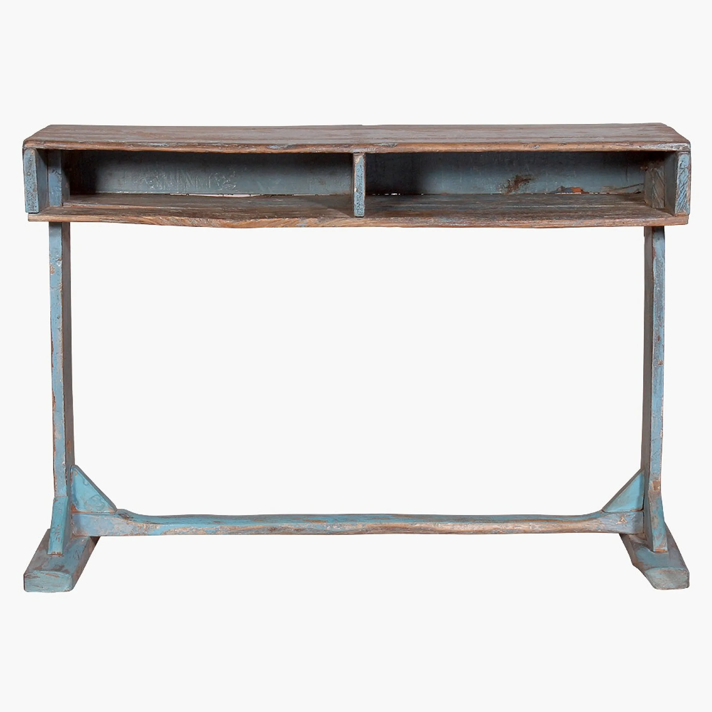 Vintage Schulbank Indien Recyceltes Holz Used