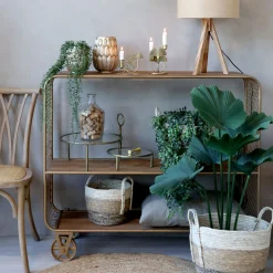 Vintage Servierwagen Konsoltisch Barwagen Élian Gold