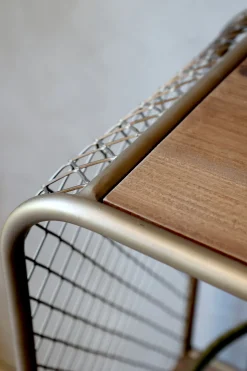 Vintage Servierwagen Konsoltisch Barwagen Élian Gold