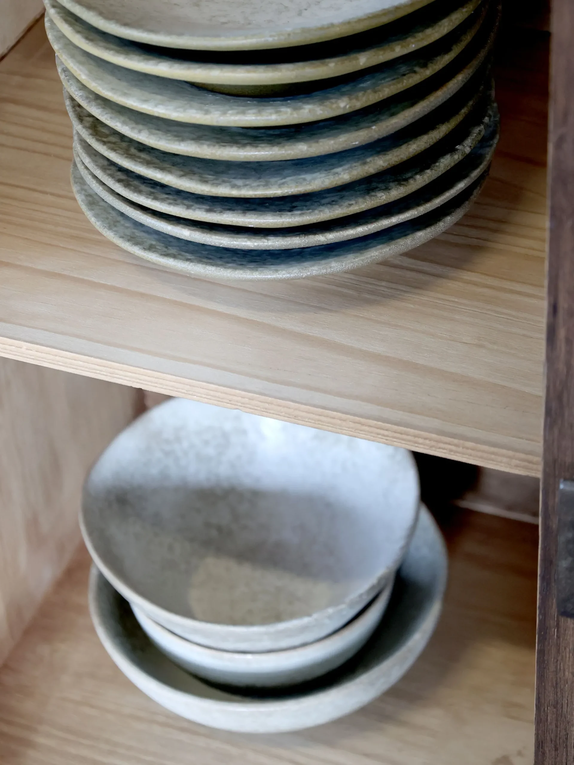 Vintage Vitrine Sideboard Antoine Holz Metall gerippte Front