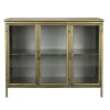 Vintage Vitrine Sideboard Gertlush Antik-Messing Metall