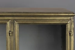 Vintage Vitrine Sideboard Gertlush Antik-Messing Metall