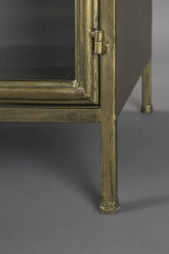 Vintage Vitrine Sideboard Gertlush Antik-Messing Metall