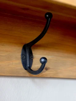 Vintage Wandregal Etienne 2 Schubladen, Fach und 3 Haken