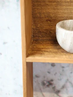 Vintage Wandregal Joel Holz 9er Set verschiedene Größen