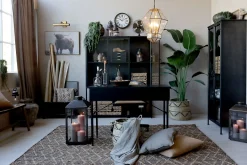 Vitrine Küchenschrank Industrial Factory Geschirrschrank Metall Vintage 3türig