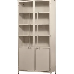 Vitrine Metallschrank Exhibit XL 2-türig Industrial Sand 200