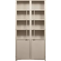 Vitrine Metallschrank Exhibit XL 2-türig Industrial Sand 200