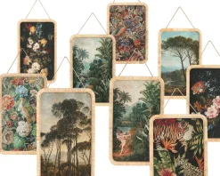 Wandbild Italienische Romantik Flora & Fauna Rattanrahmen Phoenix