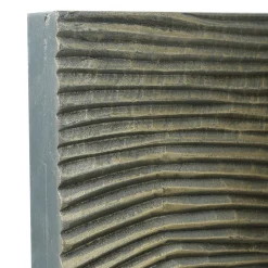 Wandpaneel Große Welle Darina Quadratisch Bronze Wandbild 120/120