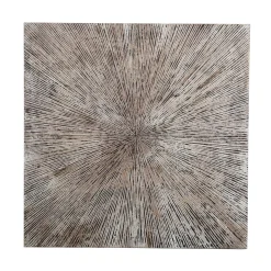 Wandpaneel Wandbild Brown Pattern Wanddekoration XL