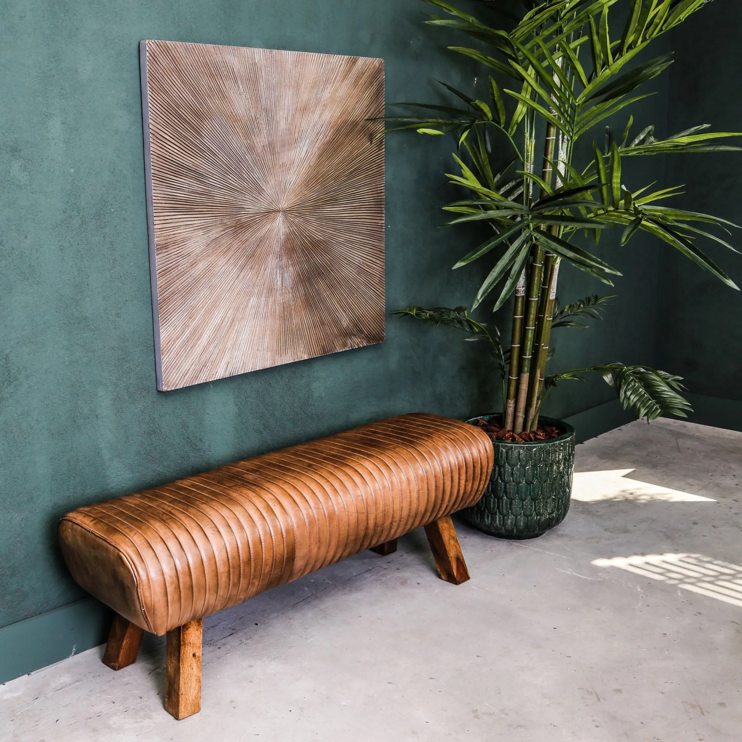 Wandpaneel Wandbild Brown Pattern Wanddekoration XL