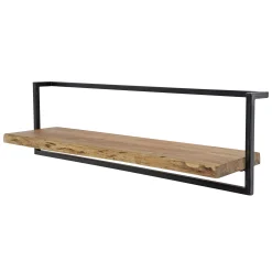 Wandregal Baumkante Edge Metall 30/100