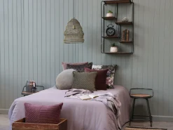 Wandregal Wooden Shelf Industrial Schwarz 90/50