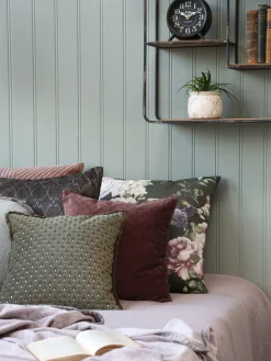 Wandregal Wooden Shelf Industrial Schwarz 90/50