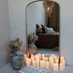 Wandspiegel Garderobenspiegel Romance Pearl 170/90 Gold