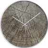 Wanduhr Woodstock Structure Holzoptik 40cm