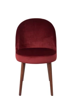 Zuiver Retro Esszimmerstuhl Barbara Samt Rot