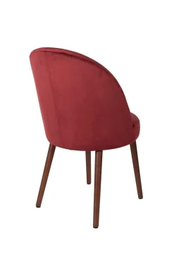 Zuiver Retro Esszimmerstuhl Barbara Samt Rot